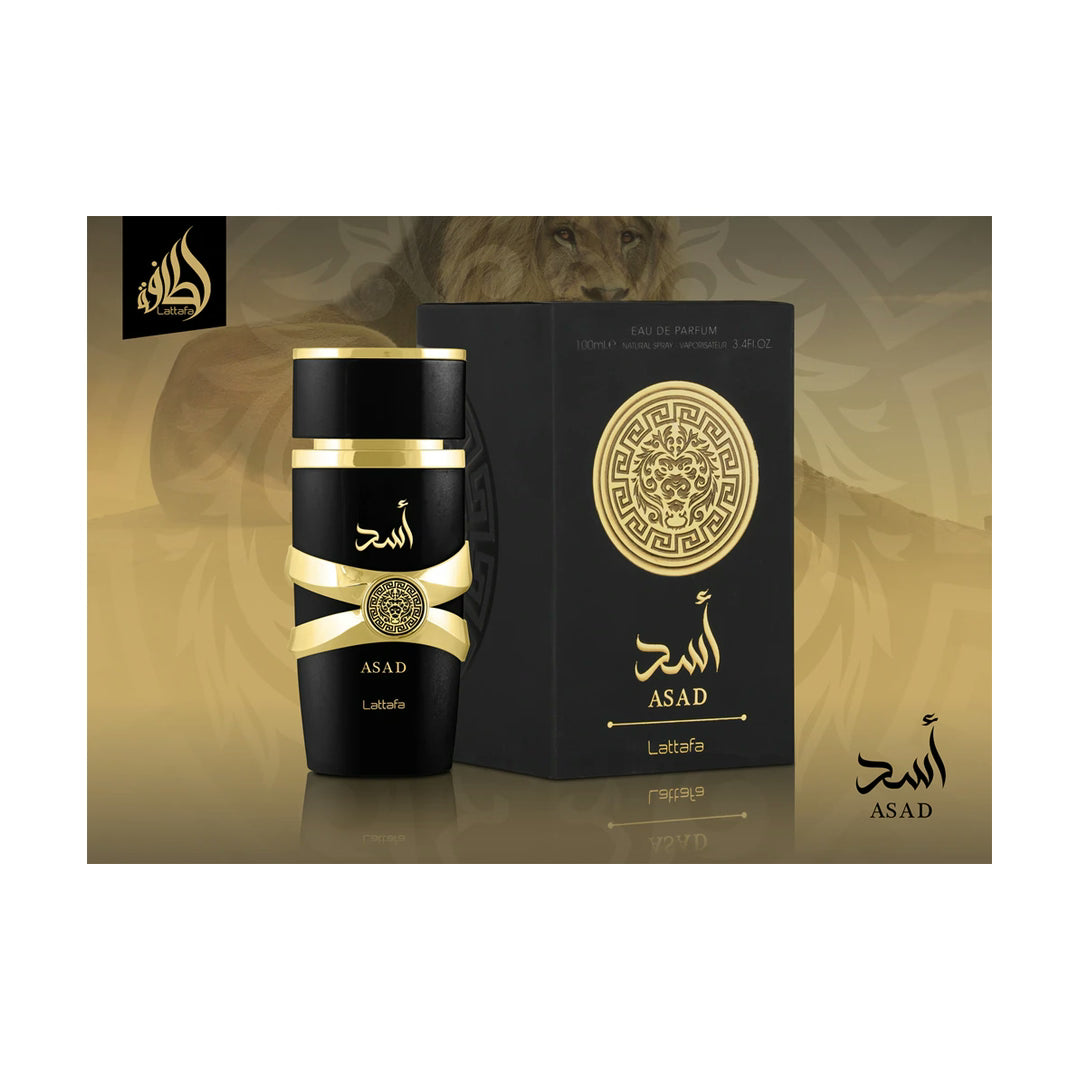 Asad Lattafa Indorah Aroma – Fragrância Masculina Picante, Amadeirada E Ambarada, Perfume Para Outono E Inverno