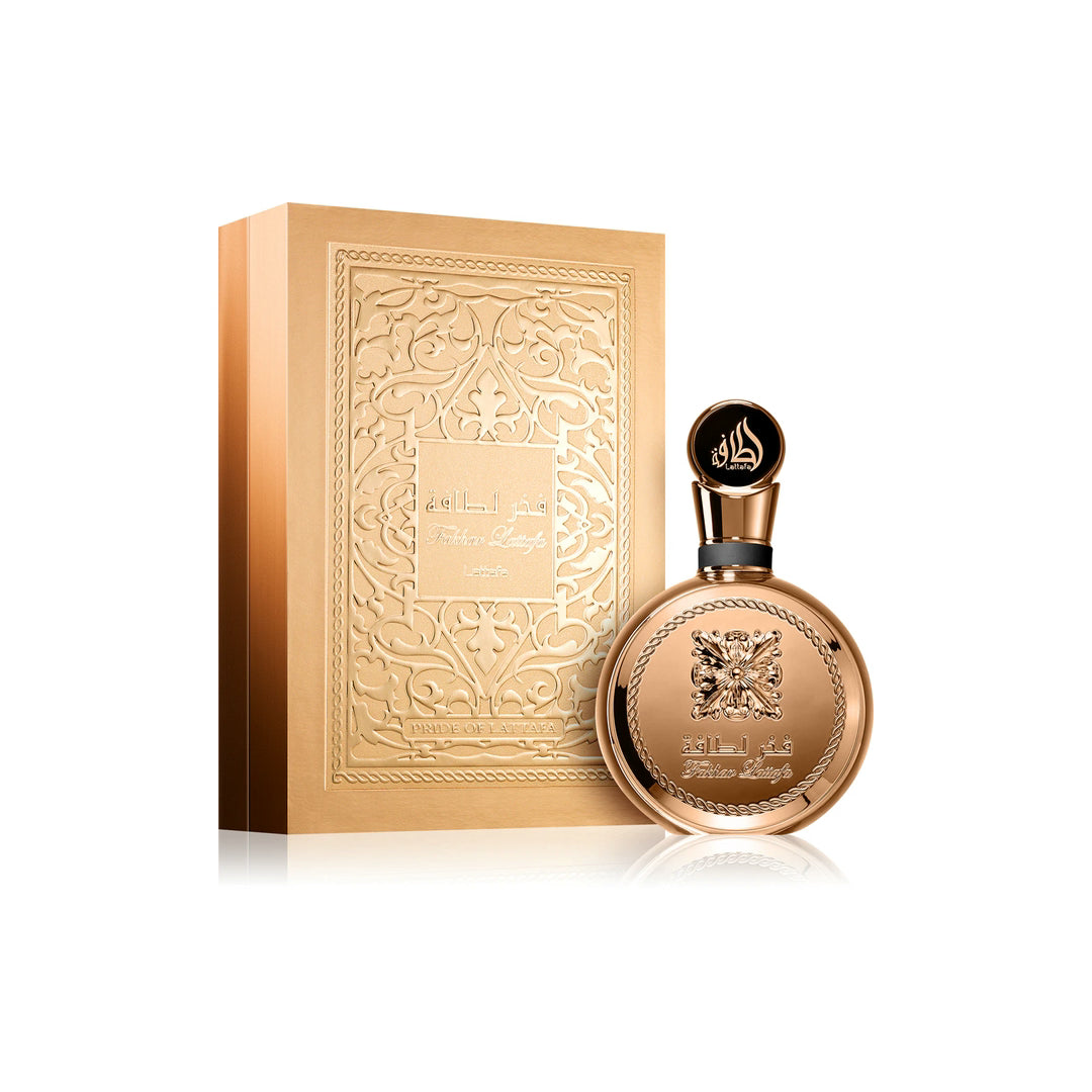 Fakhar Lattafa Extrait Indorah Aroma – Notas De Pimenta Rosa, Toranja, Tuberosa, Couro E Âmbar, Perfume Marcante