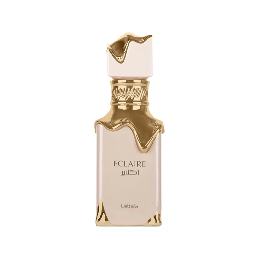 Frasco do perfume Eclaire da Lattafa, fragrância feminina