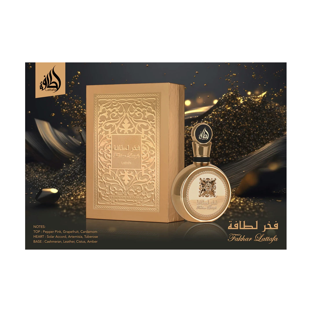 Fakhar Lattafa Extrait Indorah Aroma – Fragrância Unissex Oriental, Picante, Amadeirada E Balsâmica, Ideal Para Outono E Inverno
