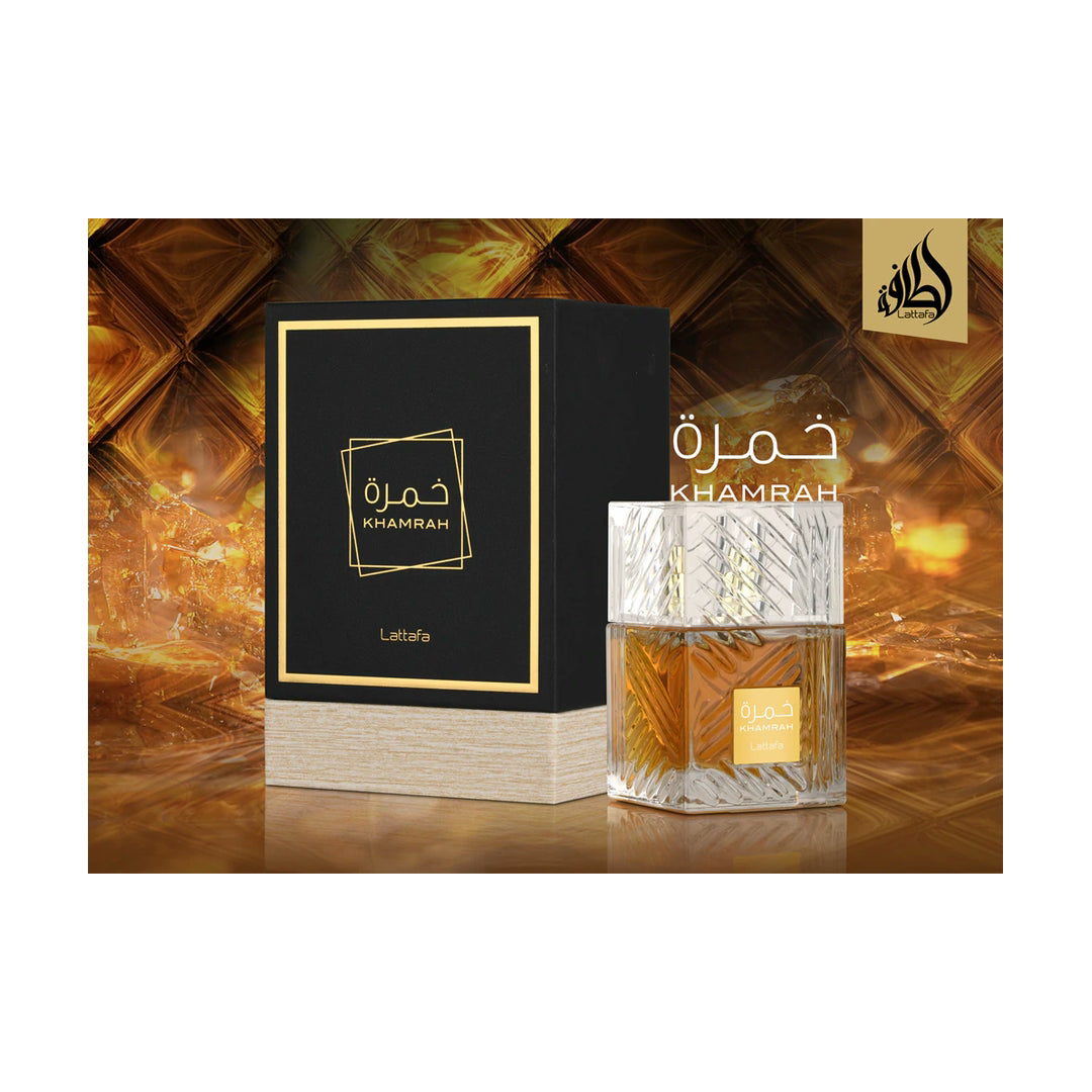 Khamrah Lattafa Indorah Aroma – Fragrância Unissex Quente, Doce, Especiada E Amadeirada, Ideal Para Outono E Inverno