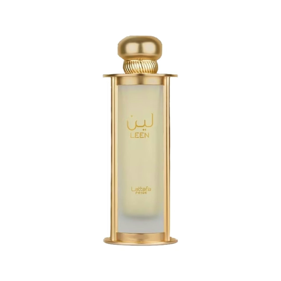 Frasco do perfume Leen da Lattafa, fragrância feminina Indorah Aroma