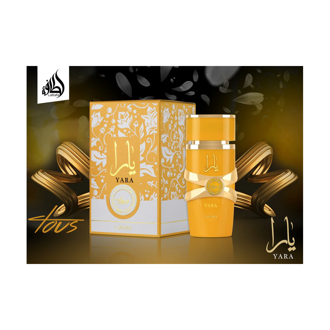 Yara Tous Lattafa Indorah Aroma – Fragrância Feminina Frutada, Floral Branco E Cremosa, Perfeita Para Primavera E Verão