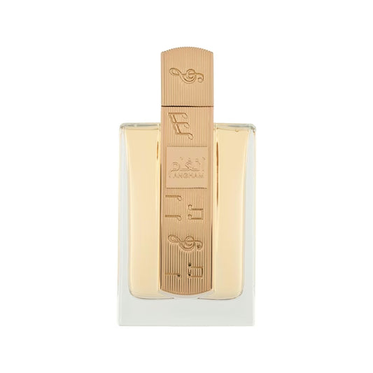 Frasco perfume Angham Lattafa design elegante feminino