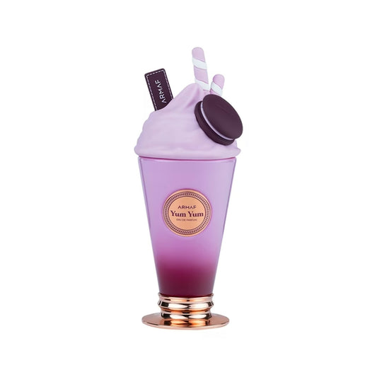 Frasco do perfume Armaf Yum Yum, fragrância feminina frutada floral

