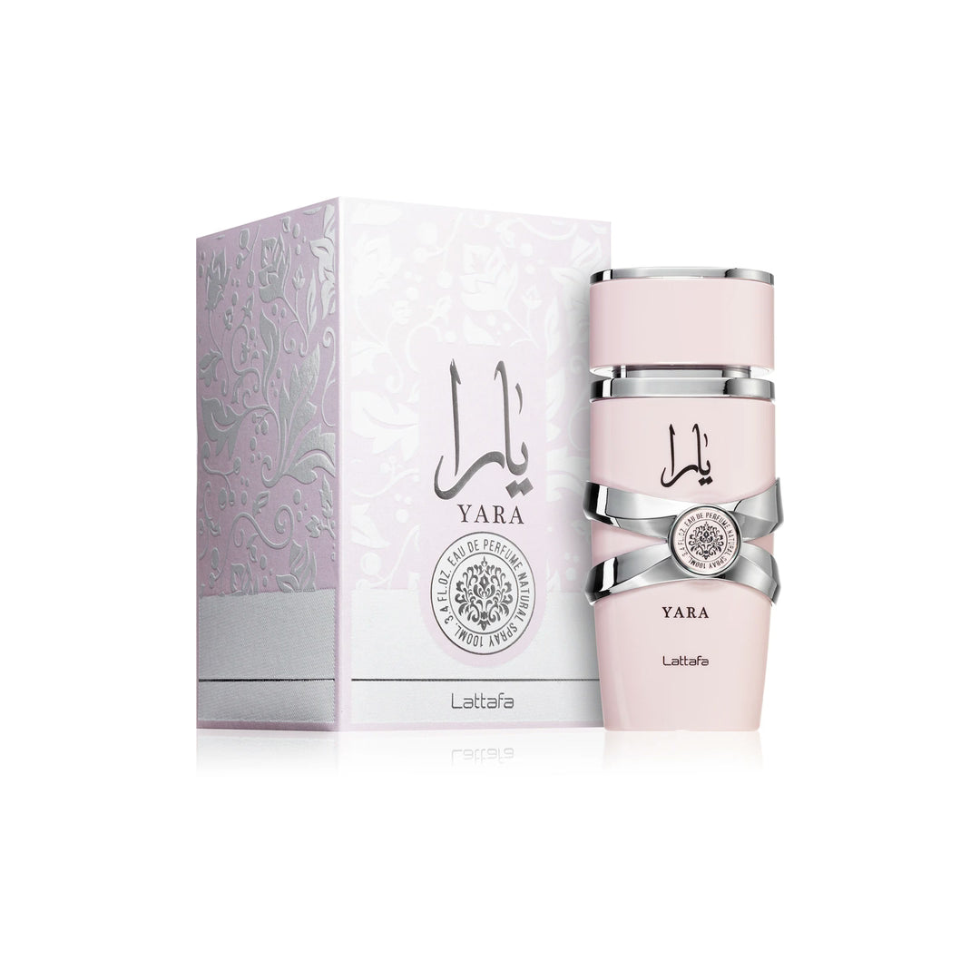 Detalhe do Frasco Lataffa Yara Indorah Aroma – Perfume Importado Feminino, Luxo e Elegância Oriental