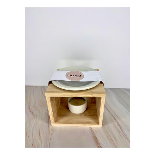 Detalhe Do Queimador De Madeira Indorah Aroma – Elegância E Sofisticação Para Aromatizar O Ambiente